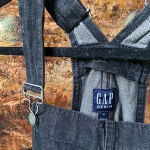 Gap grey denim overalls